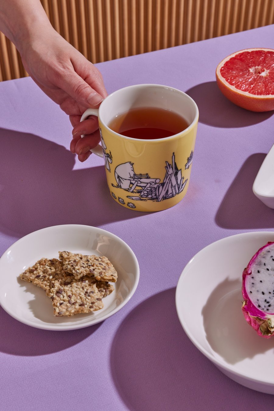 Arabia Mumin Tasse 40 cl, Gelb