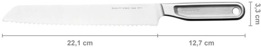 Fiskars All Steel Brotmesser 22,1 cm