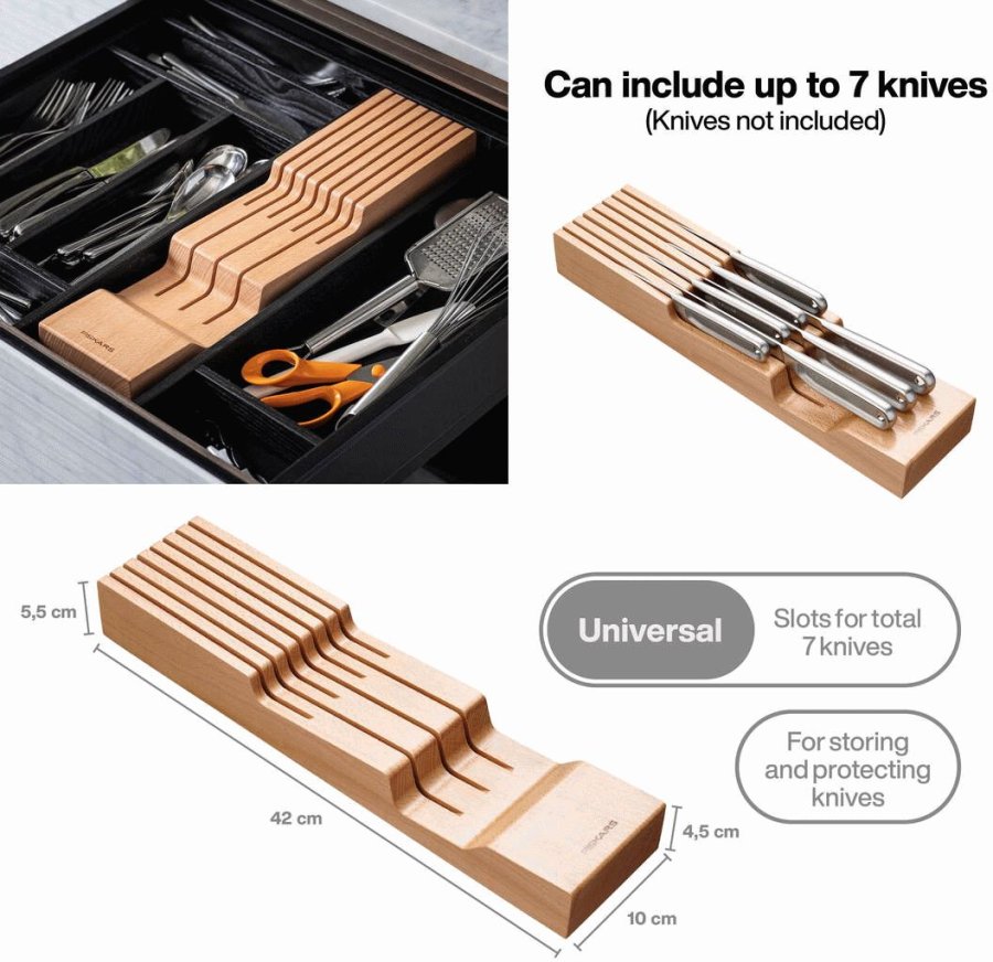Fiskars All Steel Knivblok 43,8 cm