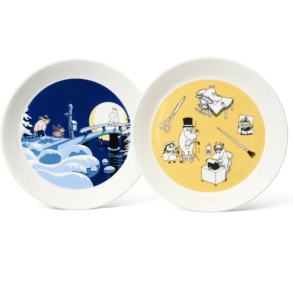 Moomin Arabia Mumi Tallerkenst 19 cm, Kontor & Vinternat