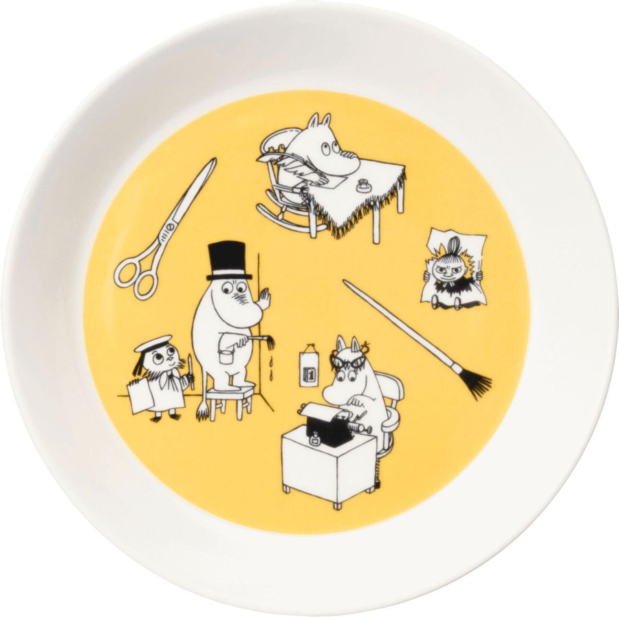 Moomin Arabia Moemin Bord 2 stuks 19 cm, Office & Winternight