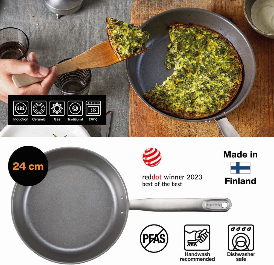 Fiskars All Steel Bratpfanne 24 cm