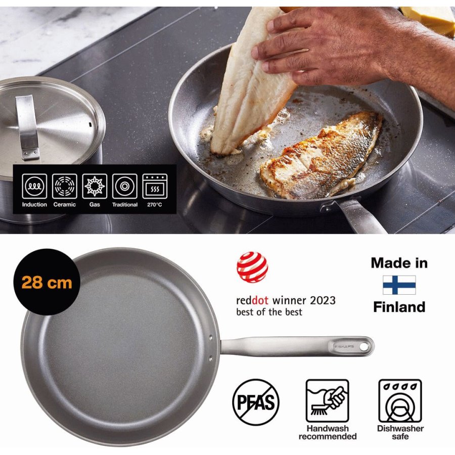Fiskars All Steel Bratpfanne 28 cm