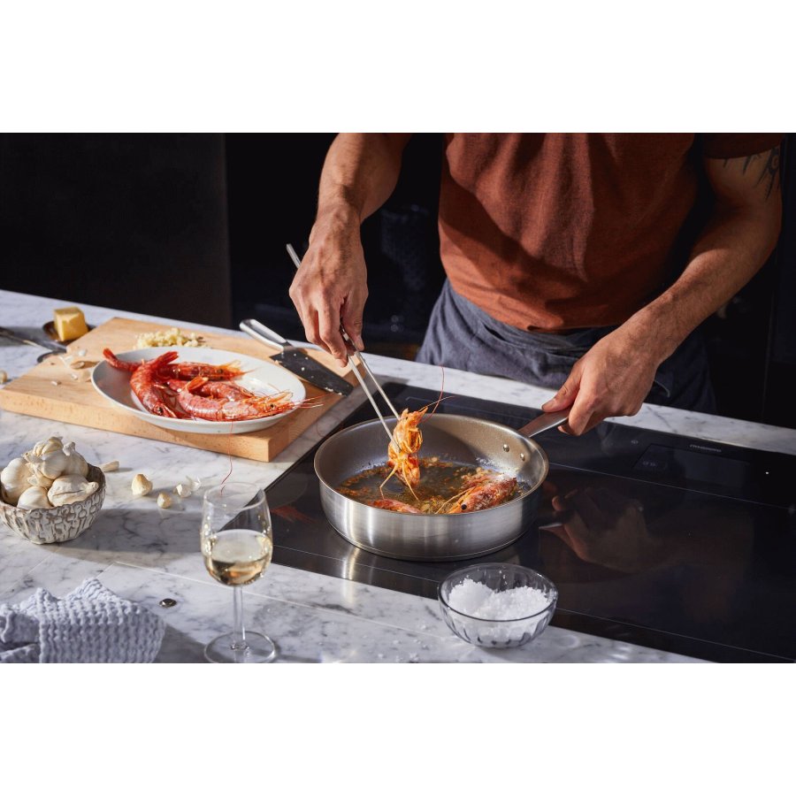 Fiskars All Steel Sauteuse mit Deckel 26 cm