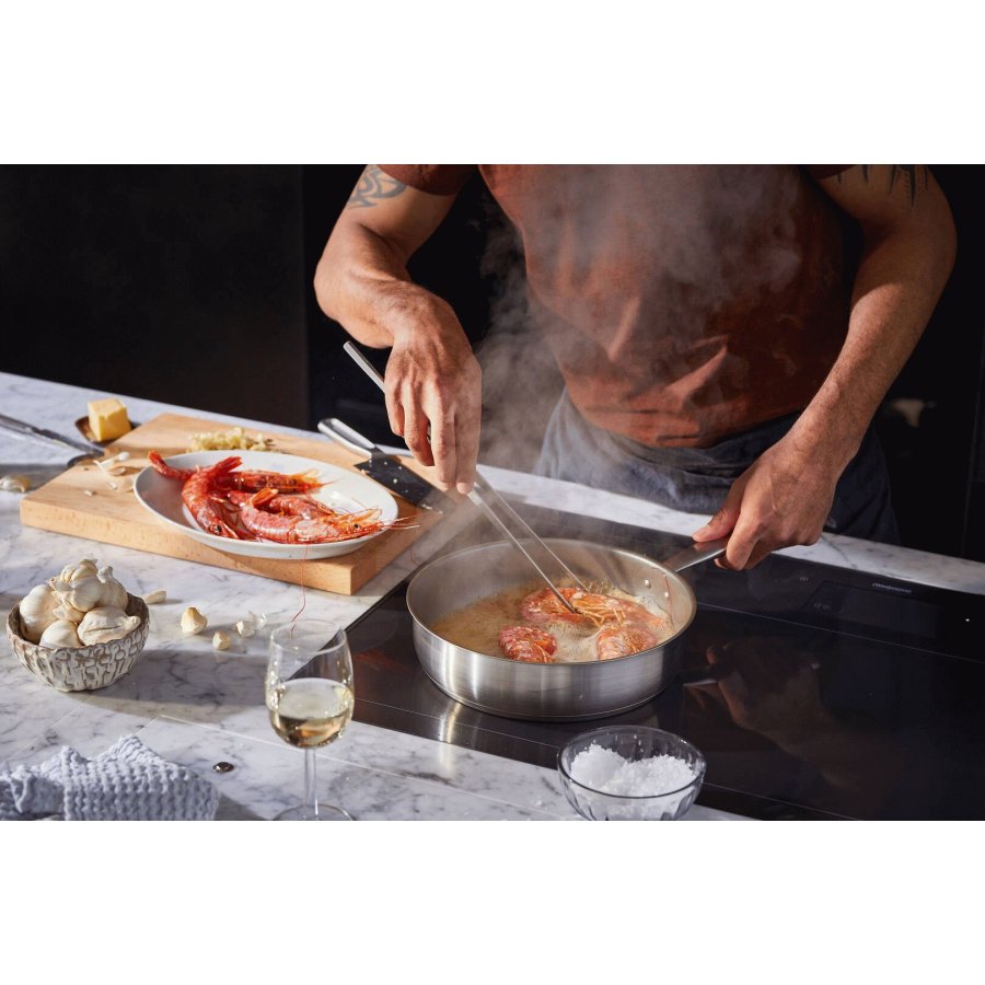 Fiskars All Steel Sauteuse mit Deckel 26 cm