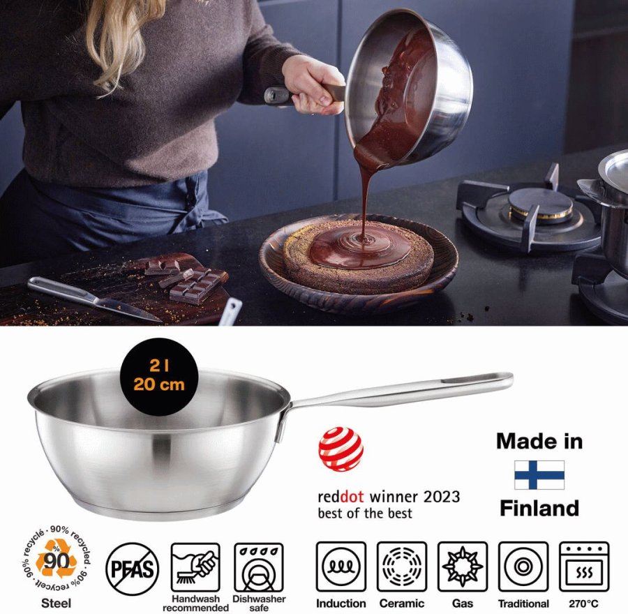 Fiskars All Steel Sauteuse 2 L