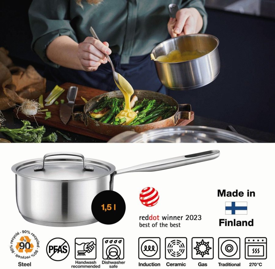 Fiskars All Steel Kasserolle 1,5 L