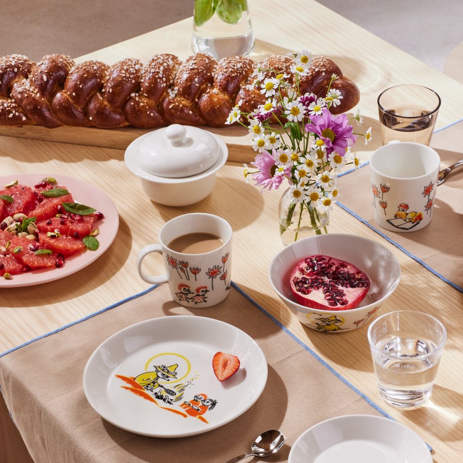 Arabia Mumi x R�de Kors ABC Tallerken 19 cm, Mumrikken 