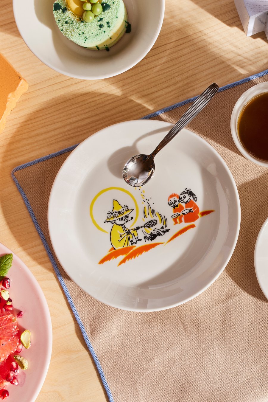 Arabia Mumi x R�de Kors ABC Tallerken 19 cm, Mumrikken 