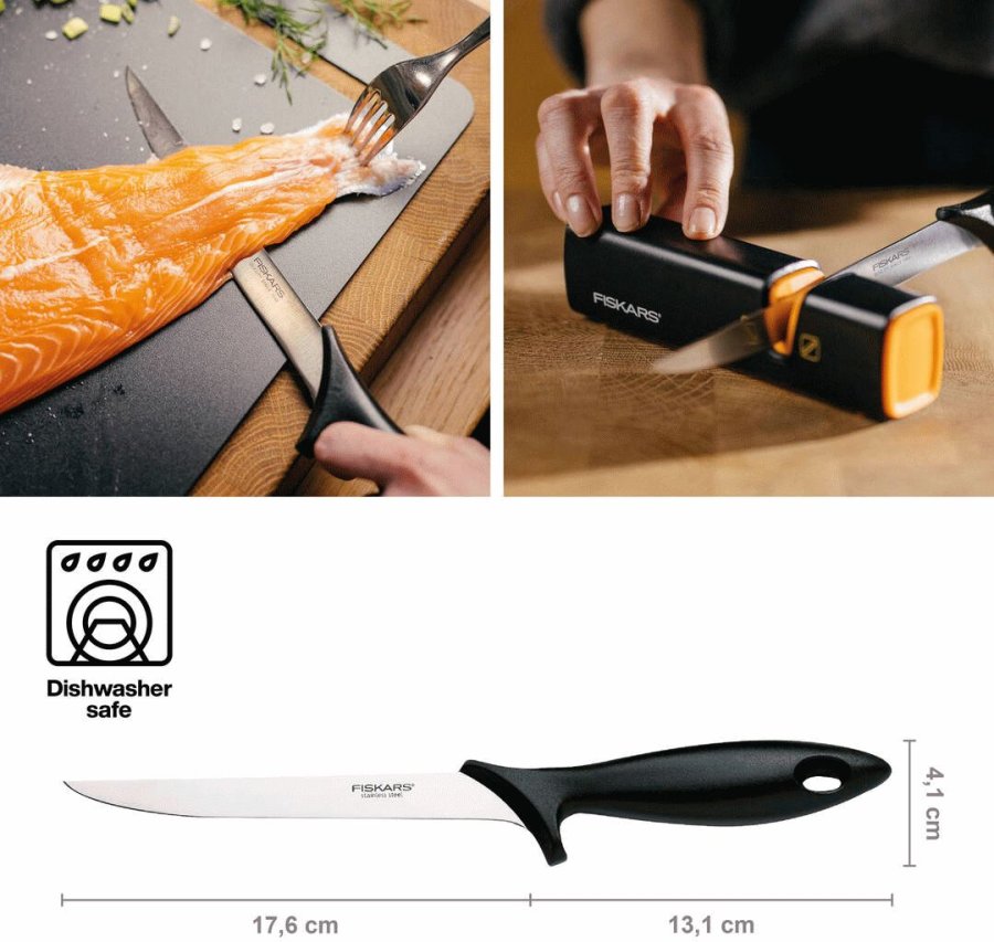 Fiskars Essential Filetiermesser 18 cm
