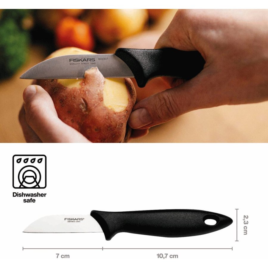 Fiskars Essential Kr�utermesser 7 cm