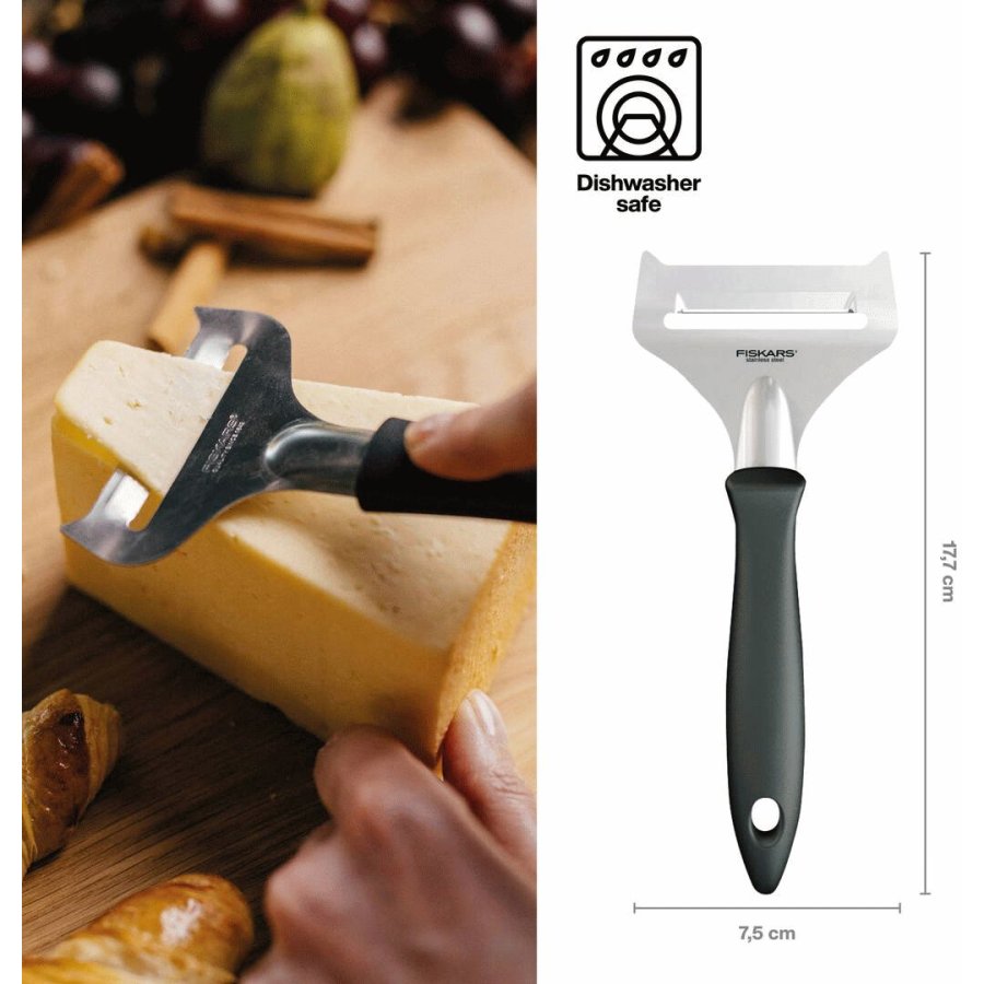 Fiskars Essential K�sehobel f�r Weichk�se 17 cm