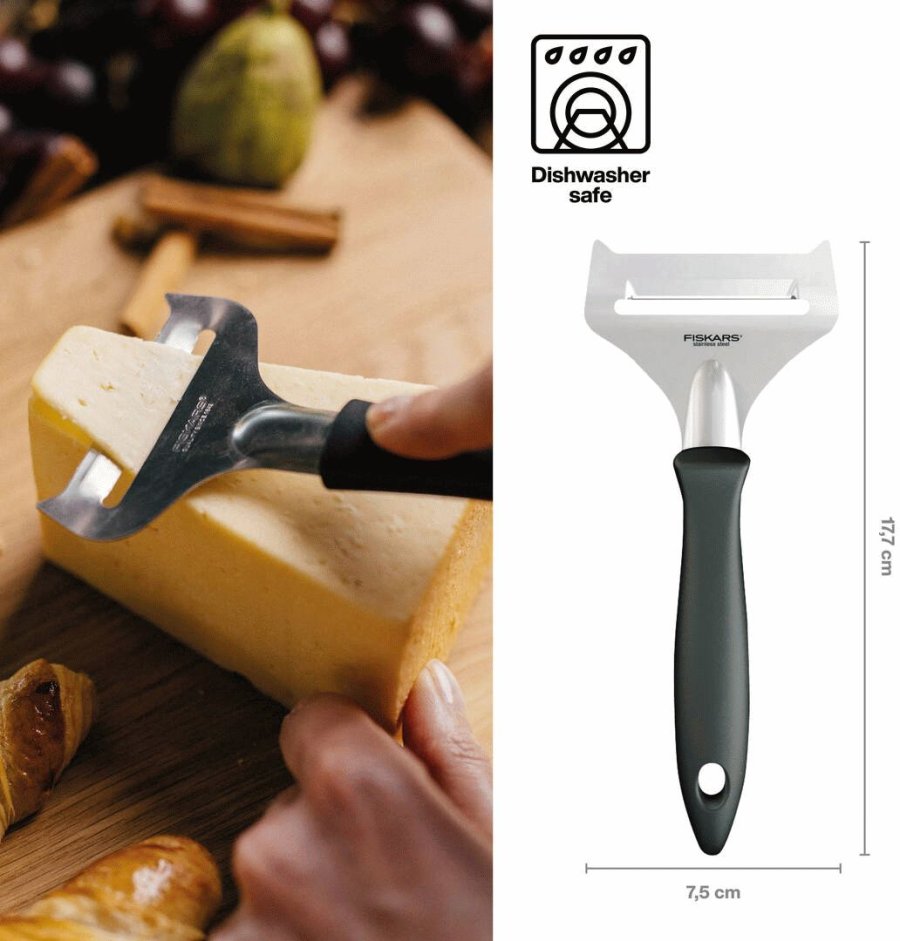 Fiskars Essential K�sehobel f�r Weichk�se 17 cm