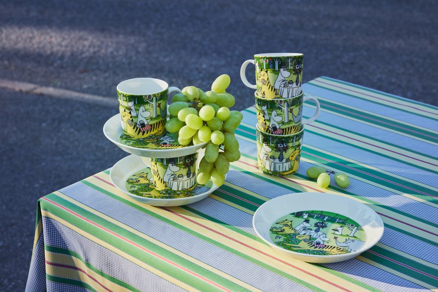 Arabia Mumi Tallerken 19 cm, Havefest 