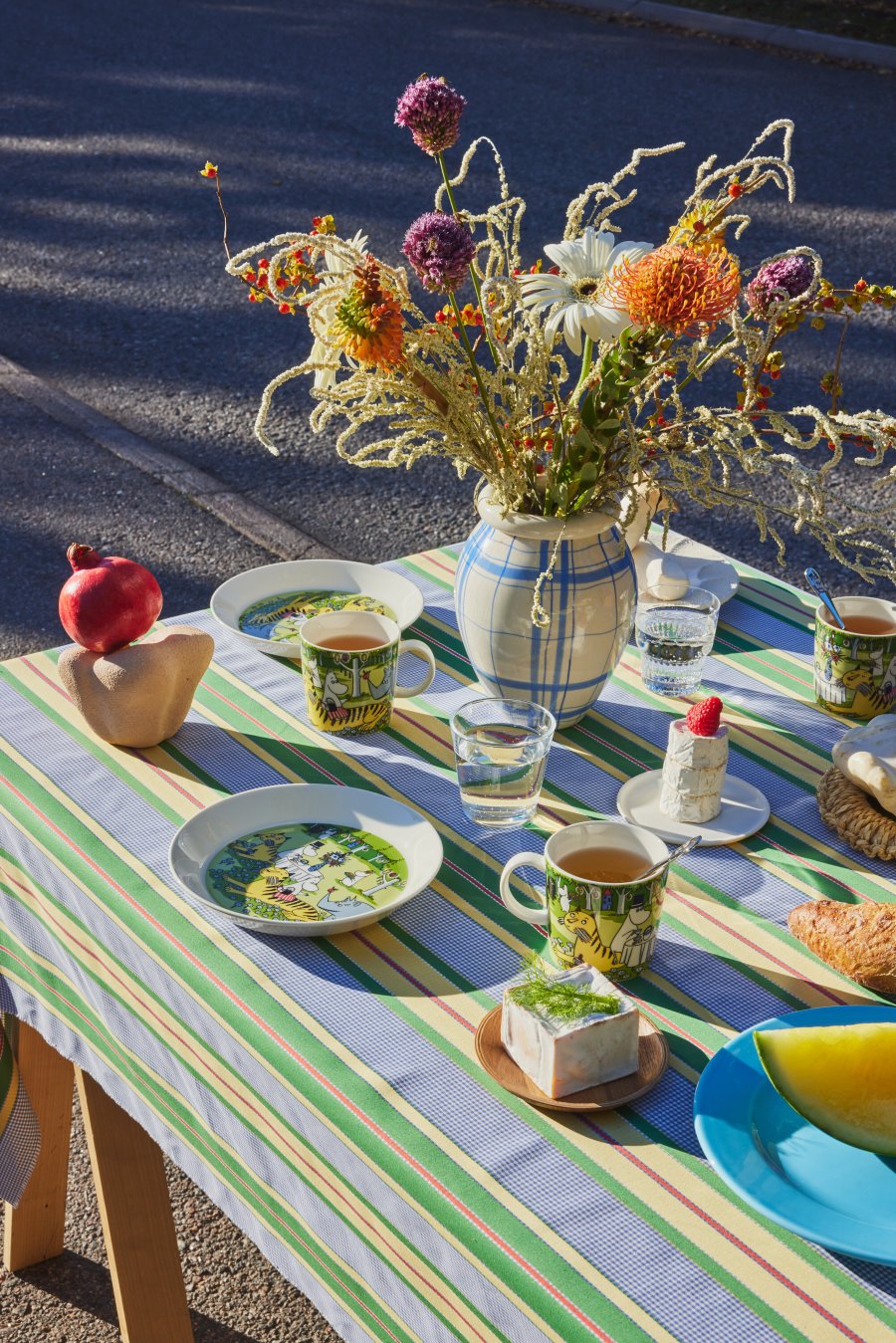 Arabia Mumi Tallerken 19 cm, Havefest 