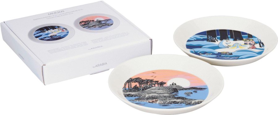 Moomin Arabia Moemin Bordenset 19 cm, Snow Lantern & Moomin's Day