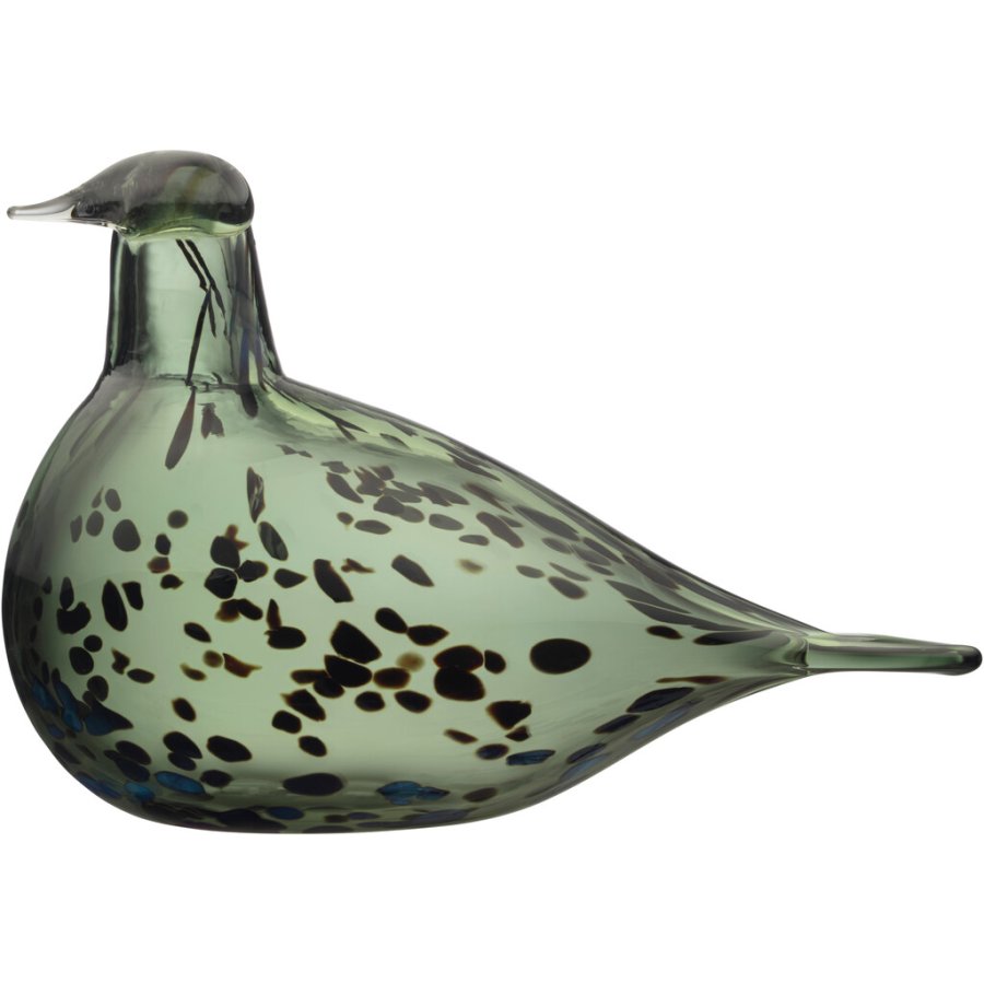 Iittala Birds By Toikka Glasvogel Teichrohrsnger 13 cm, Pine Green