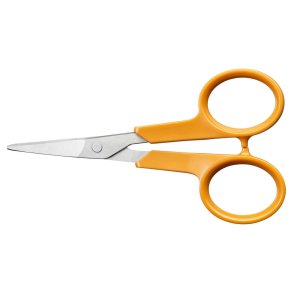 Fiskars Classic Stickschere Gebogene 10 cm, Orange