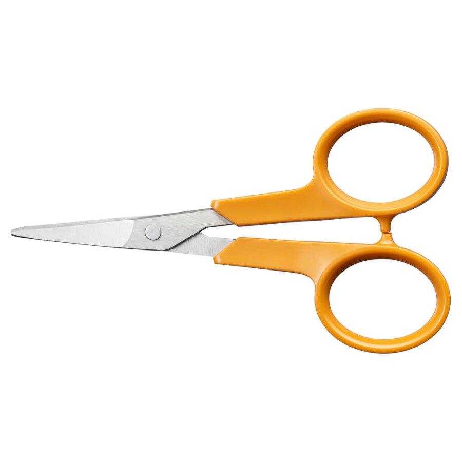 Fiskars Classic Stickschere Gebogene 10 cm, Orange