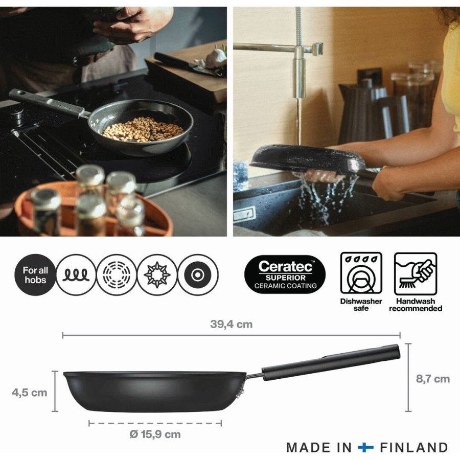 Fiskars Hard Face Bratpfanne 20 cm