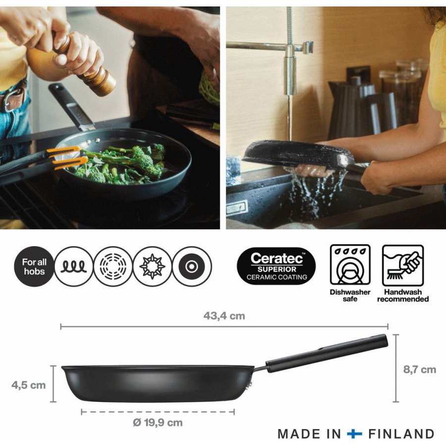 Fiskars Hard Face Bratpfanne 24 cm