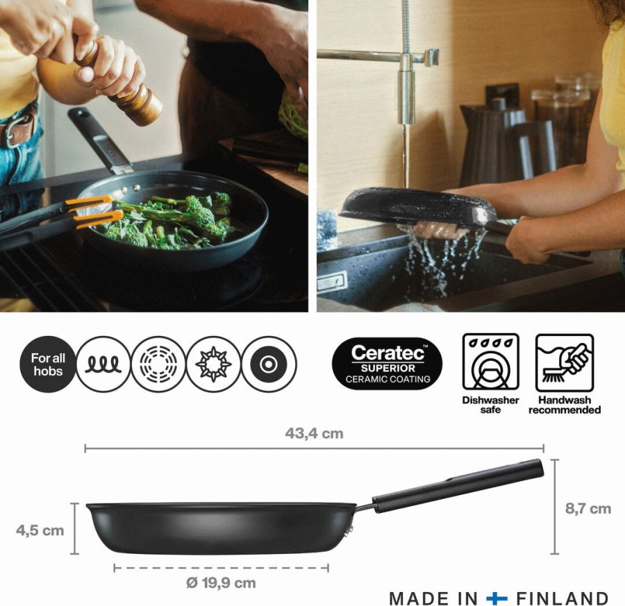 Fiskars Hard Face Bratpfanne 24 cm