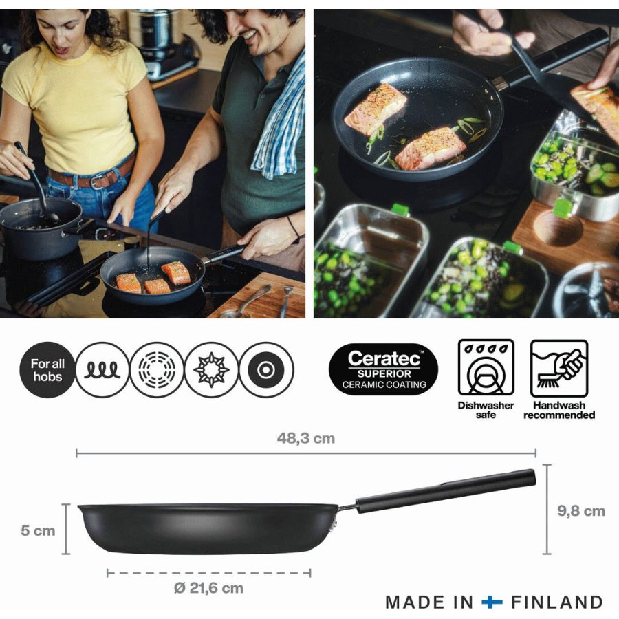 Fiskars Hard Face Bratpfanne 26 cm