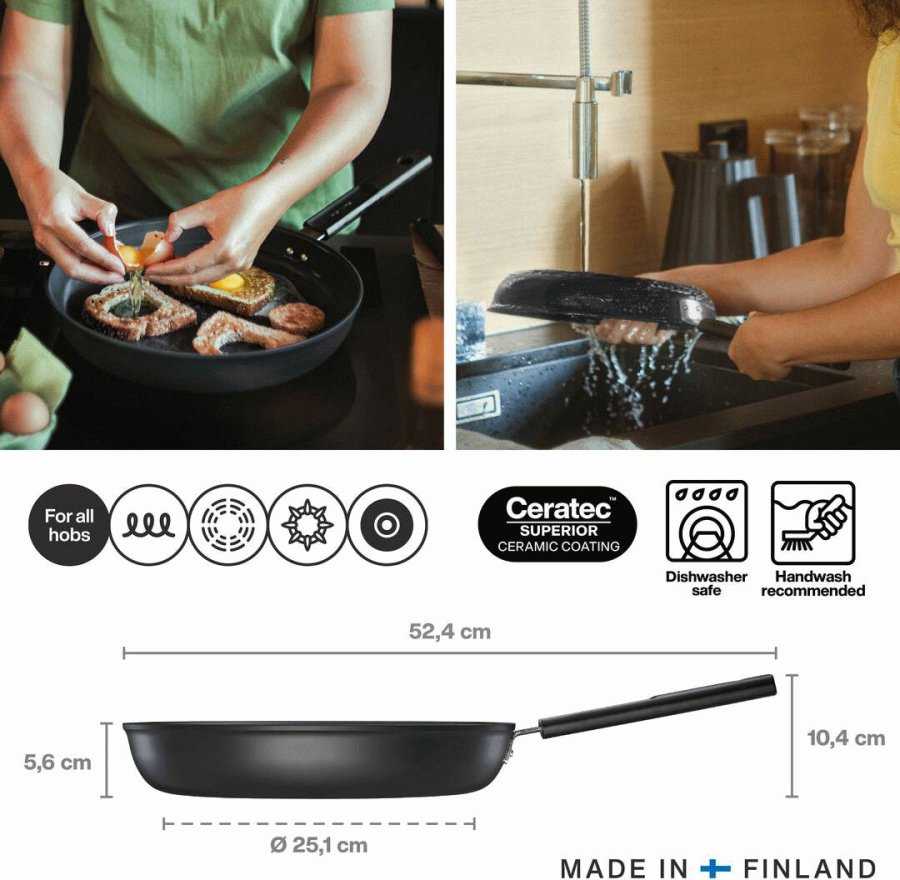 Fiskars Hard Face Bratpfanne 30 cm