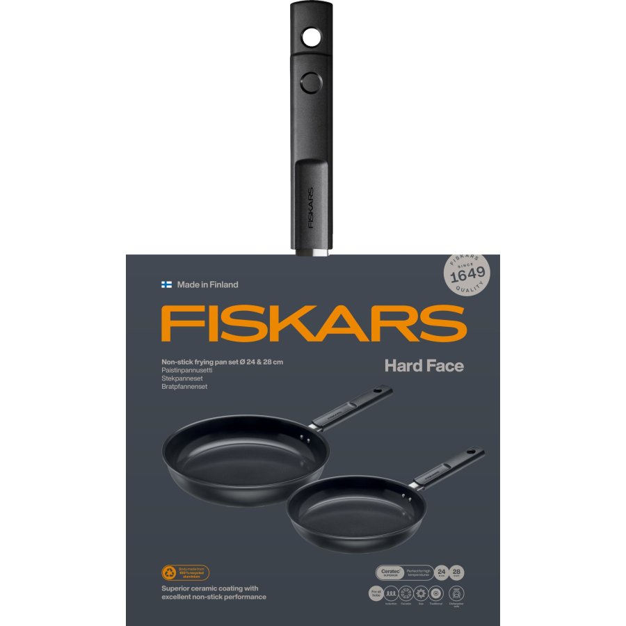 Fiskars Hard Face Stegepandest 2 stk.