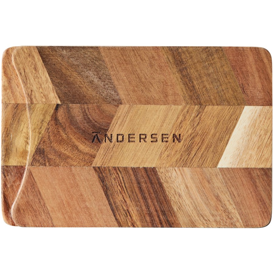 Andersen Furniture ARC Butterbrett 2er Set 18x12 cm, Akazienholz