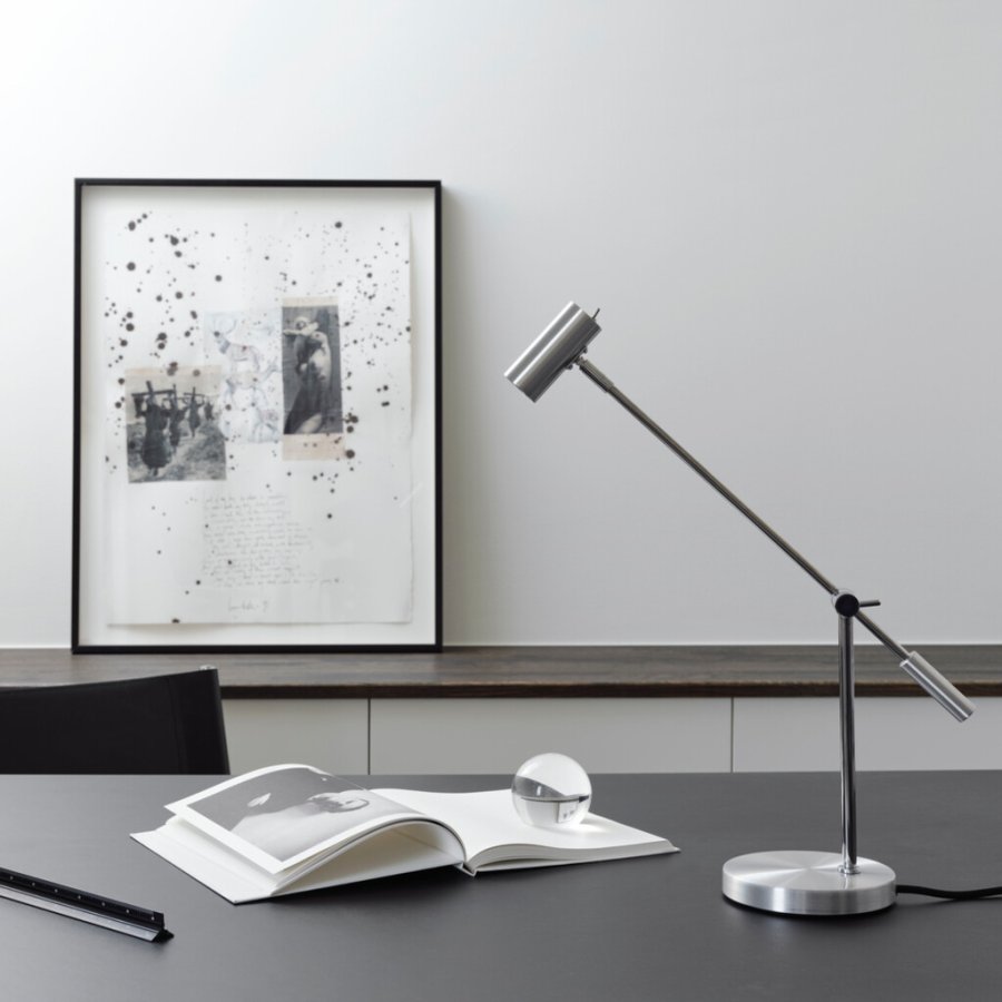 Belid Cato Tischlampe H48,5 cm, Aluminium