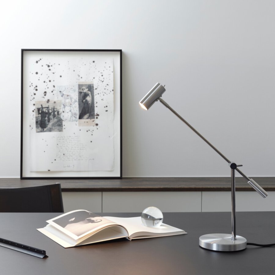 Belid Cato Tischlampe H48,5 cm, Aluminium