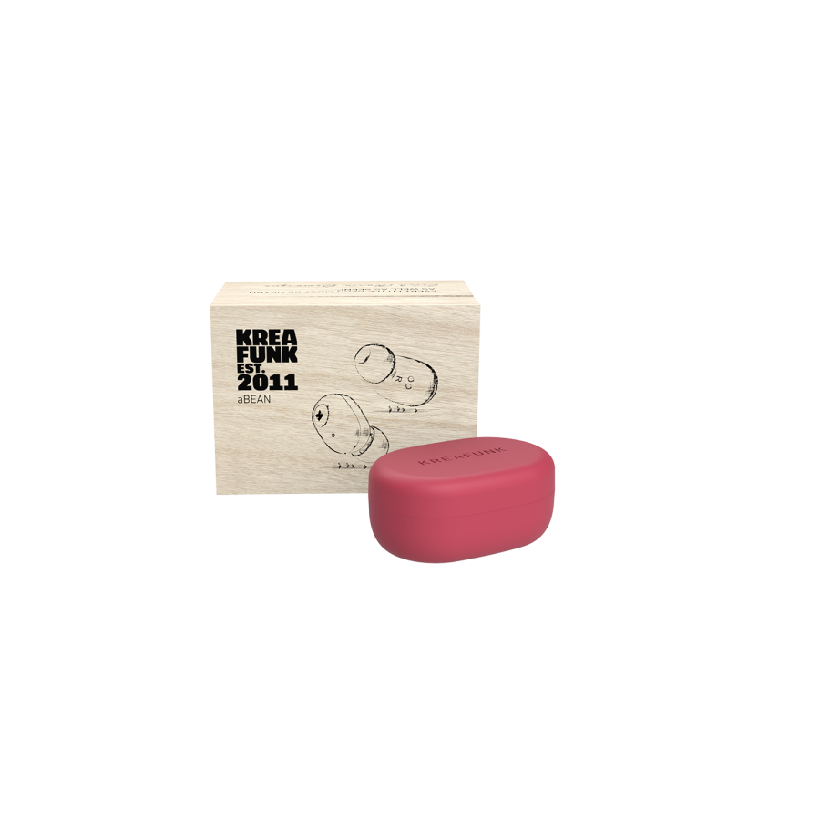 Kreafunk aBEAN In-ear Hretelefoner, Spicy Red