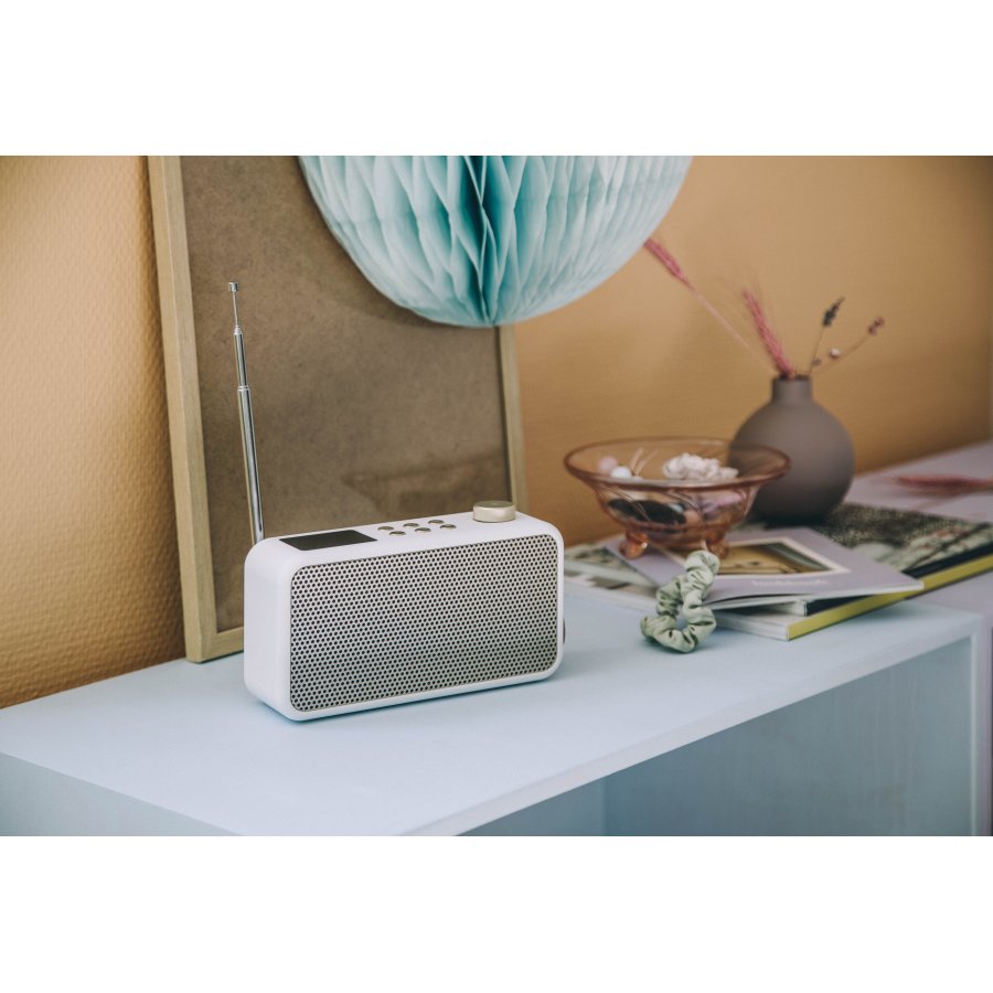 Kreafunk aTUNE DAB+ Radio 11x19,5 cm, Hvid