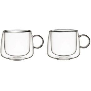 Villeroy & Boch Artesano Kaffeglas m. Hank 2 stk. 18 cl, Klar