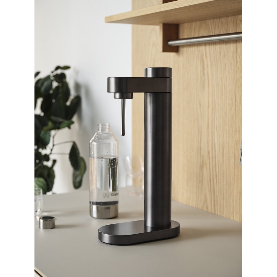 Stelton Brus Wassersprudler, Black Metallic