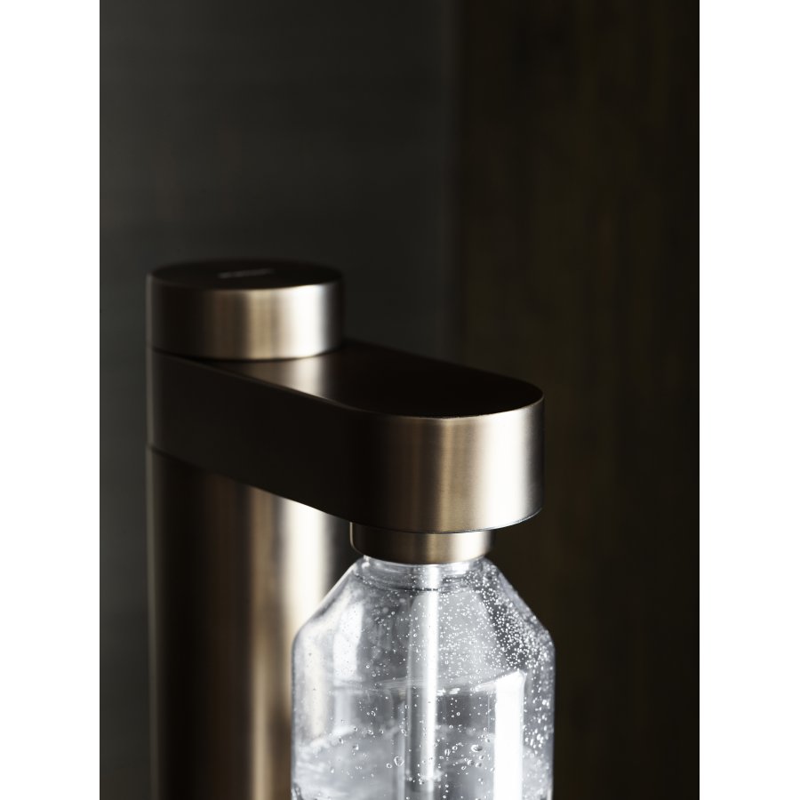 Stelton Brus Wassersprudler, Dark Brown Metallic