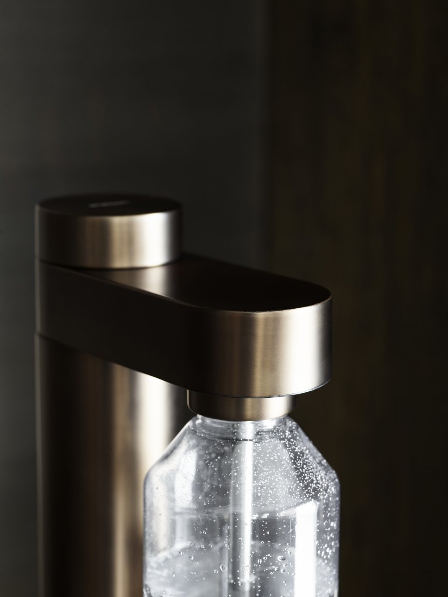 Stelton Brus Wassersprudler, Dark Brown Metallic