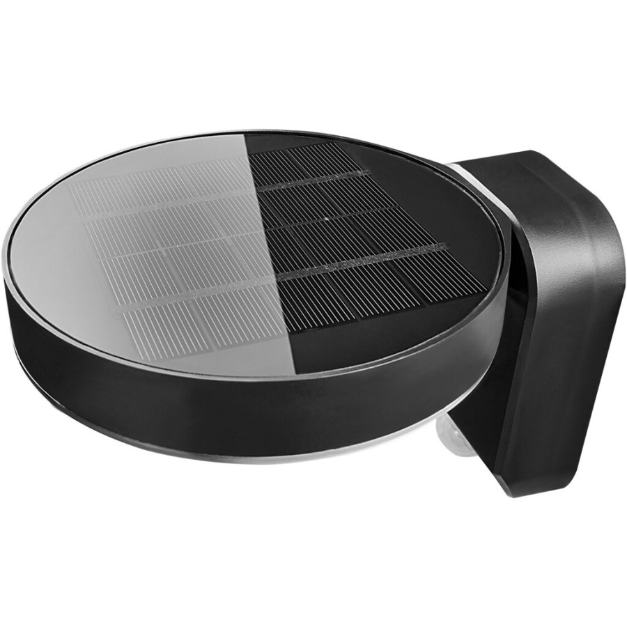Nordlux Rica Round Solarleuchte mit Sensor LED 15 cm, Schwarz