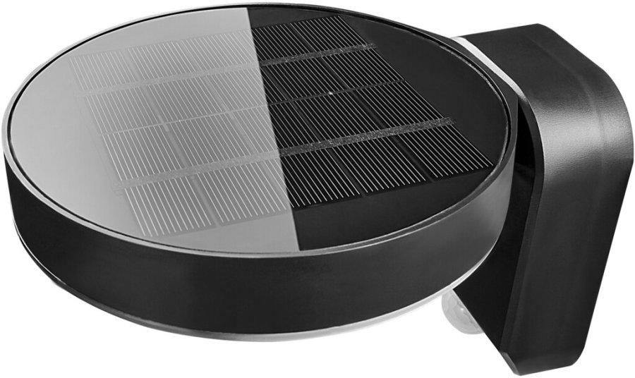 Nordlux Rica Round Solarleuchte mit Sensor LED 15 cm, Schwarz