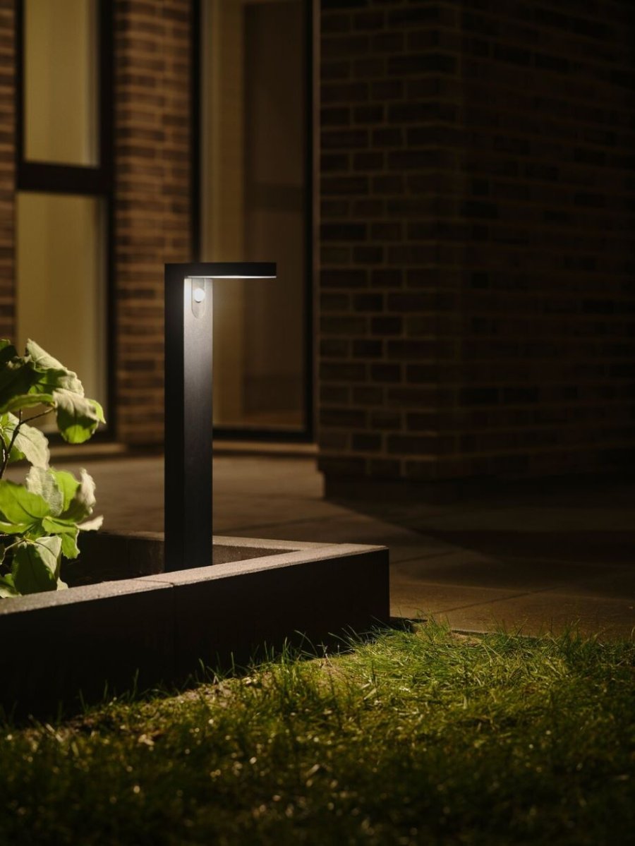 Nordlux Rica Rica Solarleuchte mit Sensor LED H60 cm, Schwarz