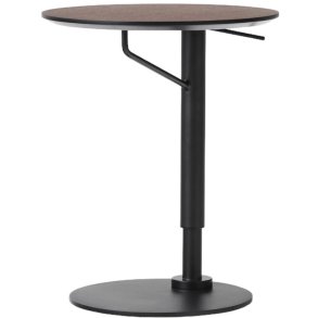 Audo Copenhagen Branch Sidebord H55 cm, Sort/Mrkbejdset Eg