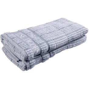 Home by Ilse Jacobsen Hndklde 2 stk. 50x100 cm, Stvet/Blstribet