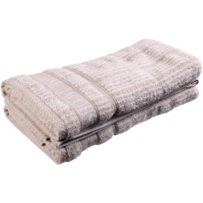 Home by Ilse Jacobsen Hndklde 2 stk. 50x100 cm, Sand/Beige