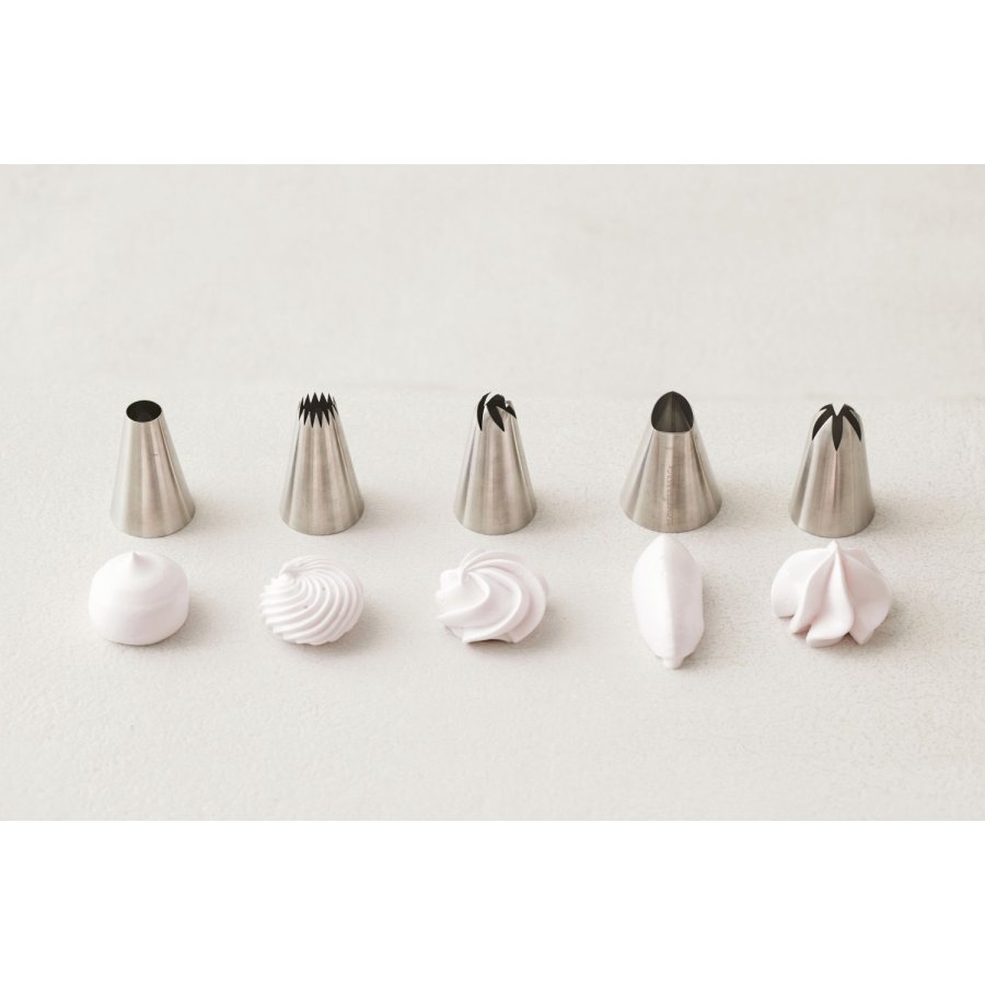 Blomsterbergs Spuitmondset 7-delig, Staal