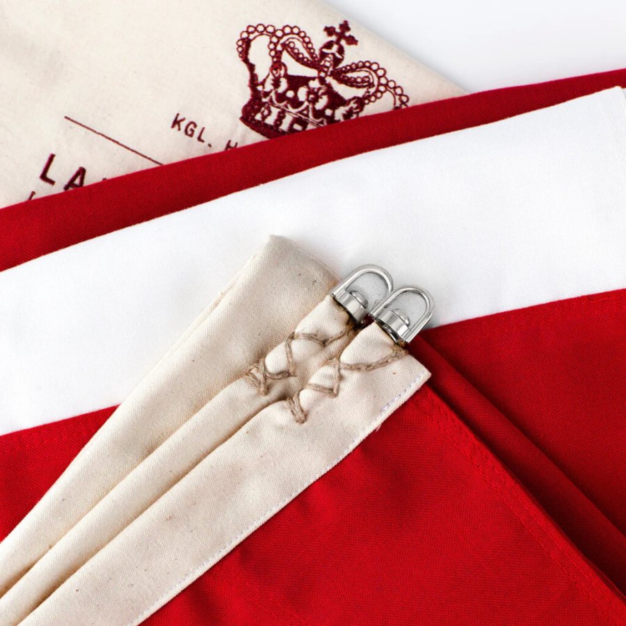 Langkilde & S�n Luksus Dannebrogsflag til 10 m Flagstang