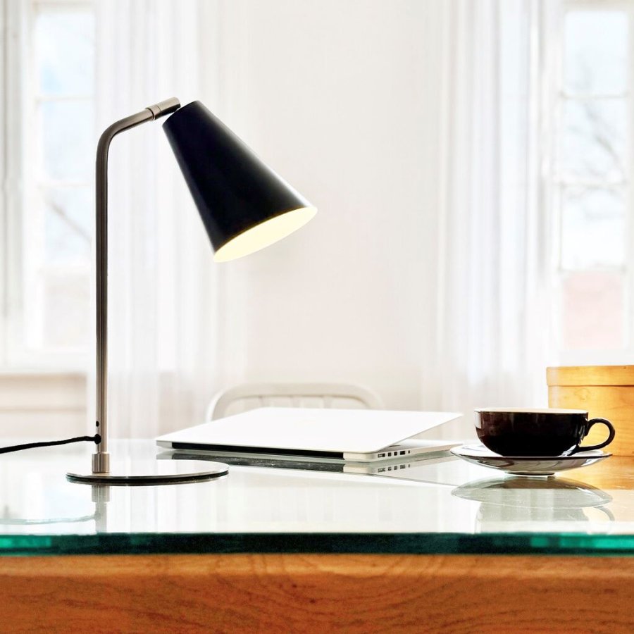 Dyberg Larsen Oswald Bordlampe H40 cm, Sort/St�l