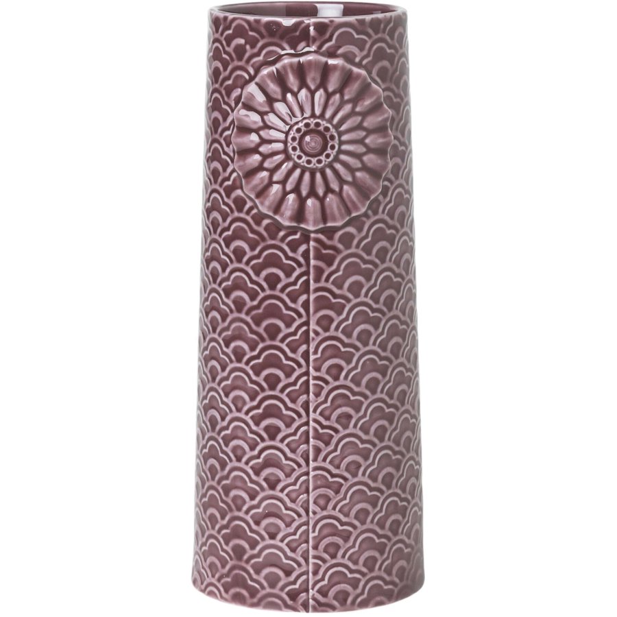 Dottir Nordic Design Pipanella Waves Vase H18,8 cm, Aubergine