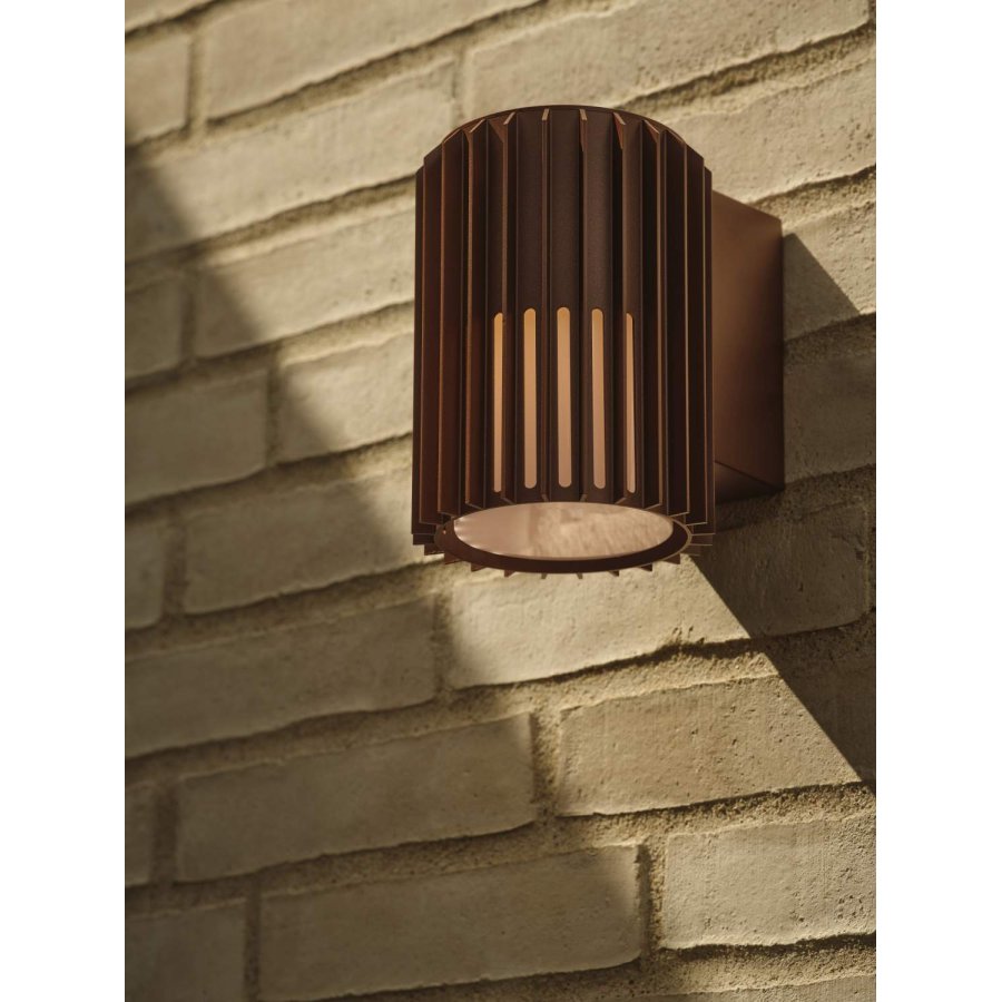 Nordlux Aludra Wandleuchte 17,4 cm, Seaside Metallic Brown