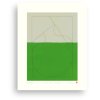 Hein Studio Art Print Collection 2038 One Line Nr. 03 40x50 cm, Grn/Sand